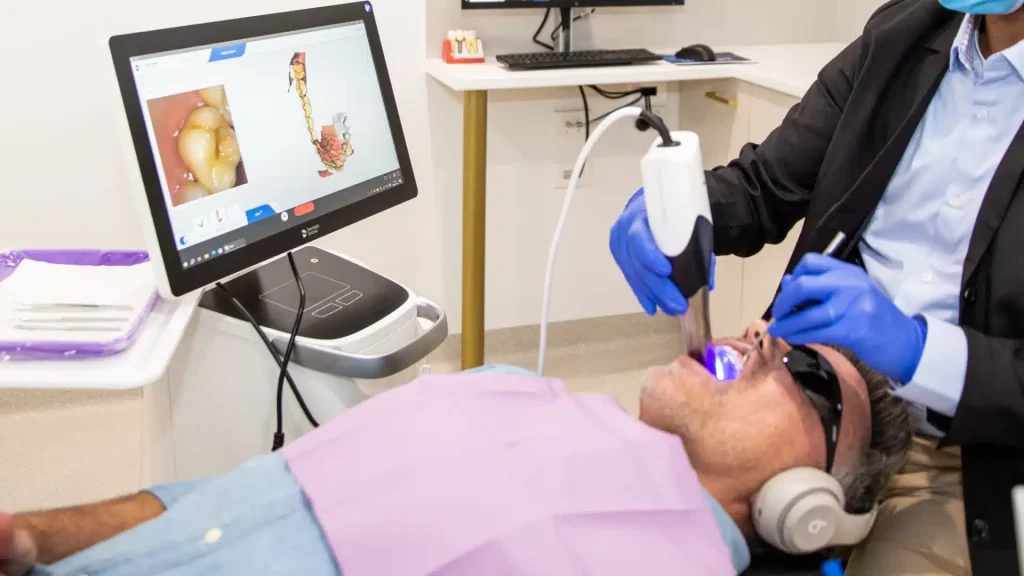 Designing and placing your new teeth — step 1